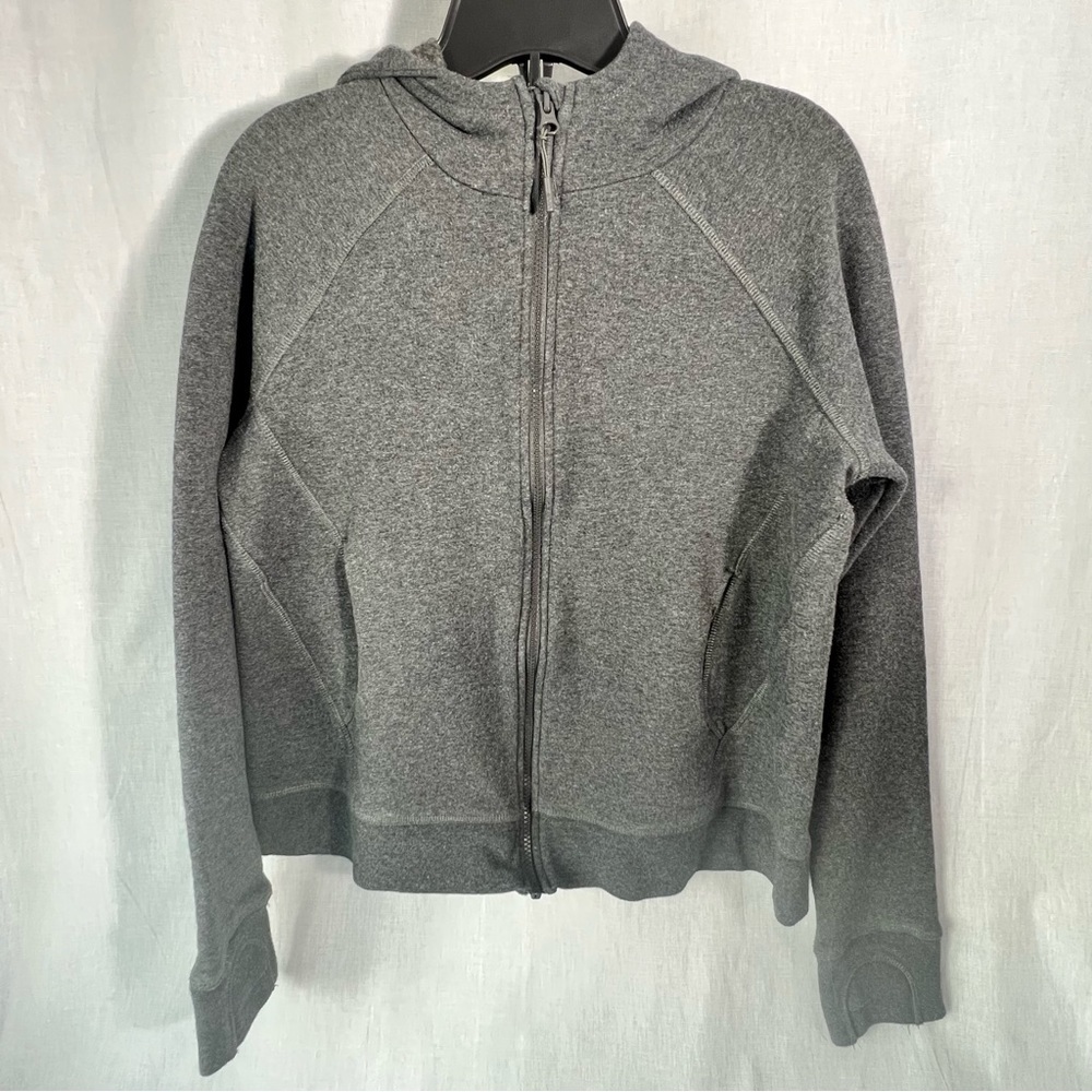 LOLE full zip light jacket in grey color